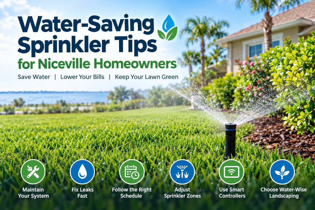 water-saving sprinkler tips for Niceville homeowners