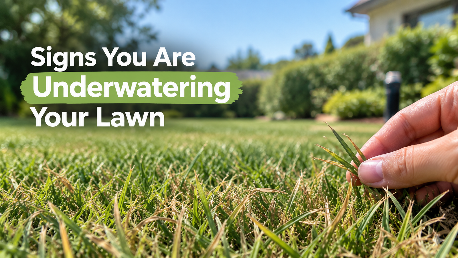 Signs You Are Underwatering Your Lawn